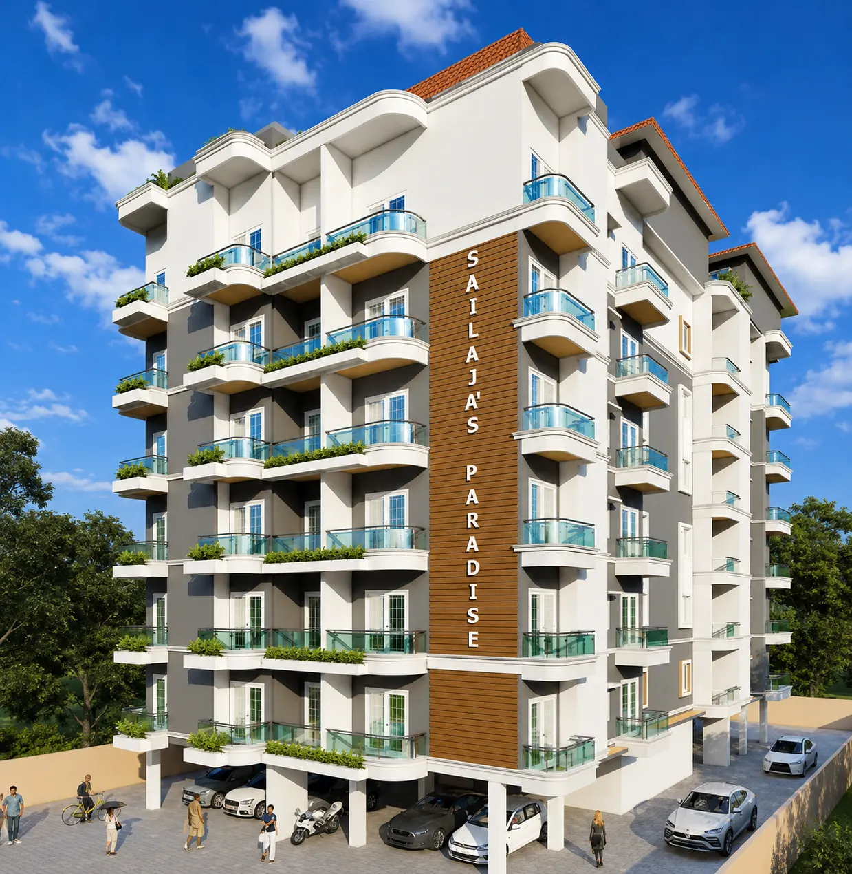 Sailaja Paradise building exterior